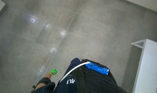Mopping tiled floor: egocentric robotics sample