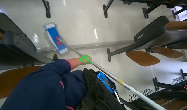 Picking up object from floor: egocentric robotics sample