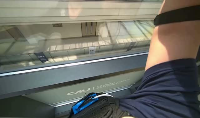 Wiping glass door and frame: egocentric robotics sample