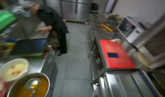 Organizing kitchen items: egocentric robotics sample