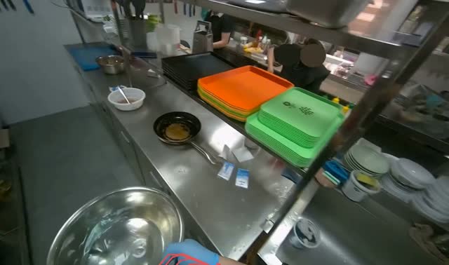 Taking component from refrigerator and washing vegetables: egocentric robotics sample