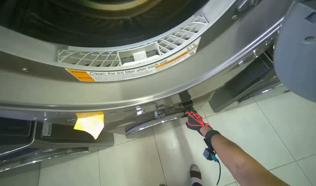 Processing and organizing laundry: egocentric robotics sample