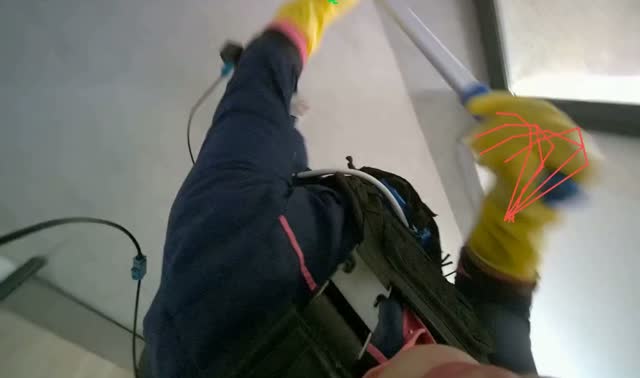 Mopping floor: egocentric robotics sample