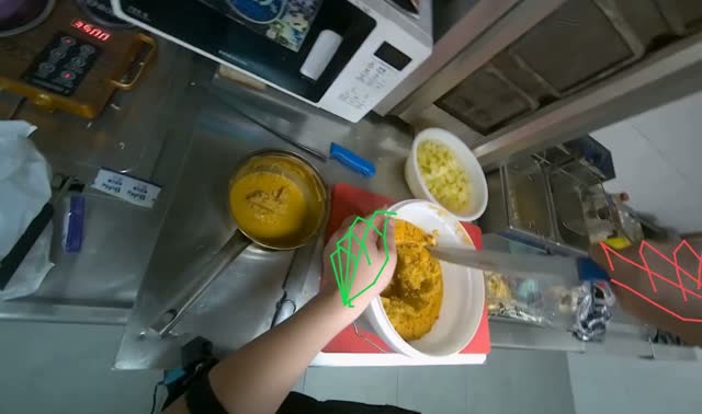 Mixing and seasoning paste: egocentric robotics sample