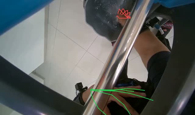 Preparing mop and moving cart: egocentric robotics sample