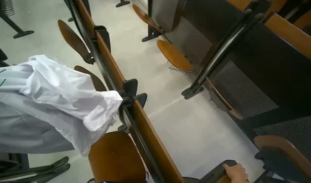Folding a white shirt: egocentric robotics sample