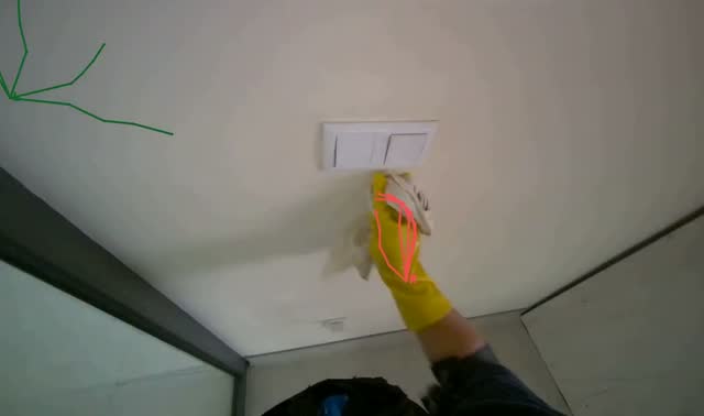 Cleaning light switch: egocentric robotics sample
