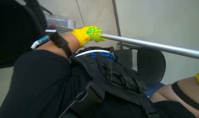 Mopping the floor: egocentric robotics sample