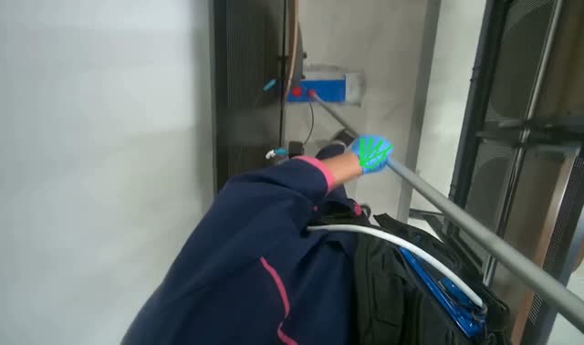 Mopping floor: egocentric robotics sample