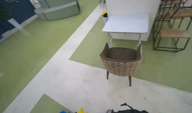 Mopping the floor: egocentric robotics sample
