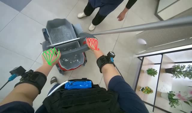 Wringing mop: egocentric robotics sample