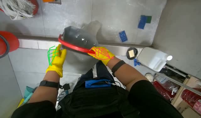 Mopping floor: egocentric robotics sample