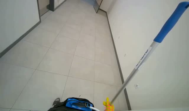 Mopping floor: egocentric robotics sample