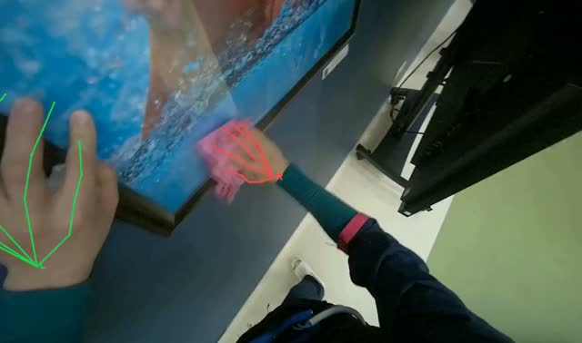 Wiping framed pictures and TV screen: egocentric robotics sample