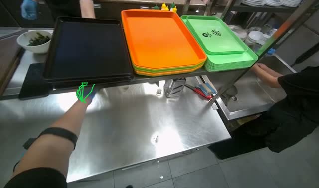 Stirring ingredients in pan: egocentric robotics sample