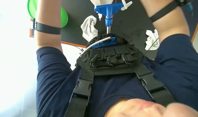 Attaching mop head to pole: egocentric robotics sample