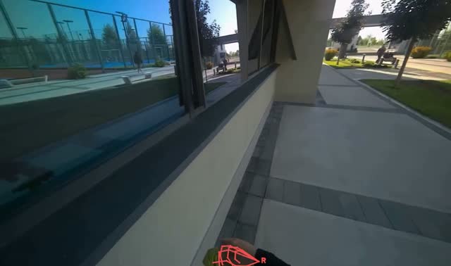 Wiping window frame: egocentric robotics sample