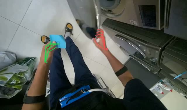 Unloading washing machine: egocentric robotics sample