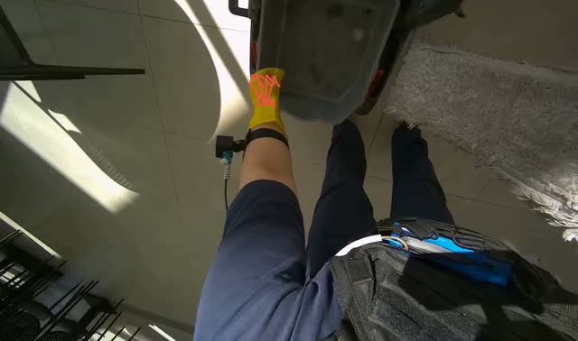Cleaning and wringing mop: egocentric robotics sample