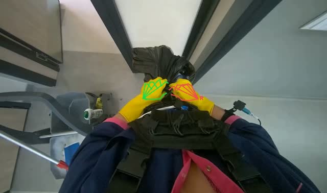 Emptying trash from bin: egocentric robotics sample