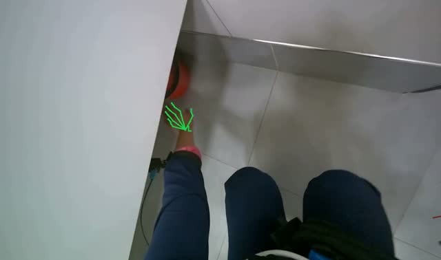 Preparing cleaning buckets: egocentric robotics sample
