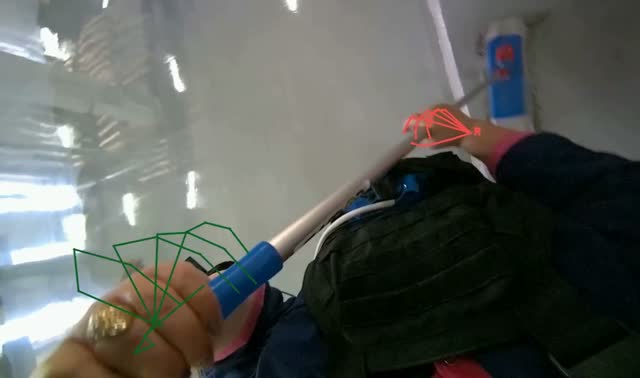 Mopping floor and wall surfaces: egocentric robotics sample