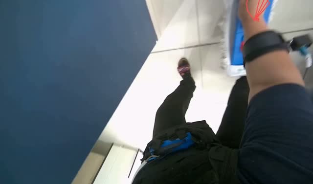 Mopping the floor: egocentric robotics sample