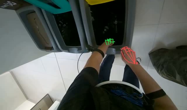 Sorting recyclables and collecting trash: egocentric robotics sample