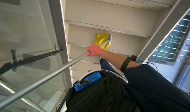 Mopping tiled floor: egocentric robotics sample
