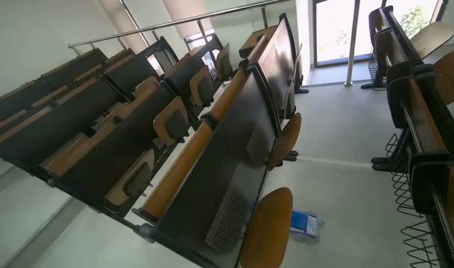 Mopping classroom floor: egocentric robotics sample