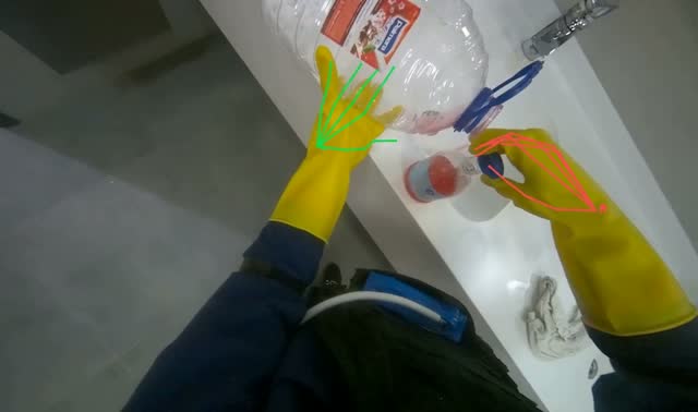 Refilling soap dispenser: egocentric robotics sample