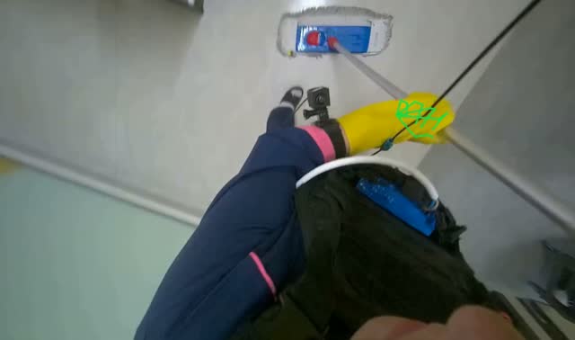 Mopping the floor: egocentric robotics sample