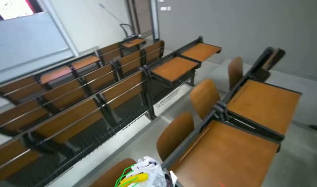 Wiping desks in lecture hall: egocentric robotics sample
