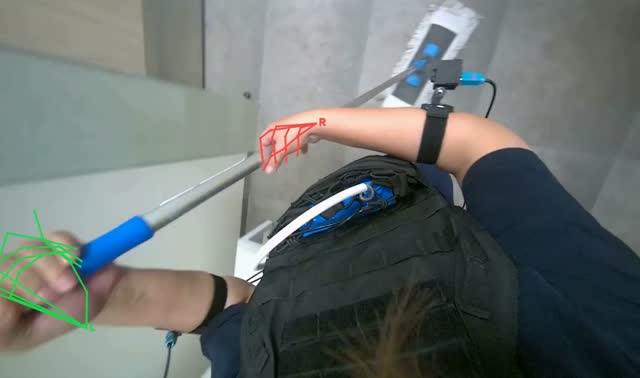 Mopping floor: egocentric robotics sample