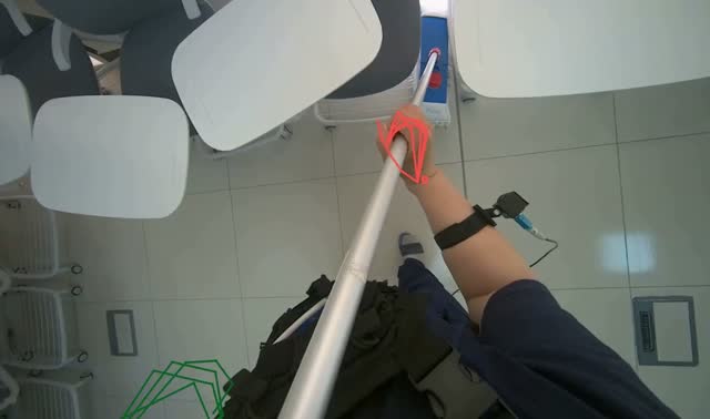 Mopping the floor: egocentric robotics sample