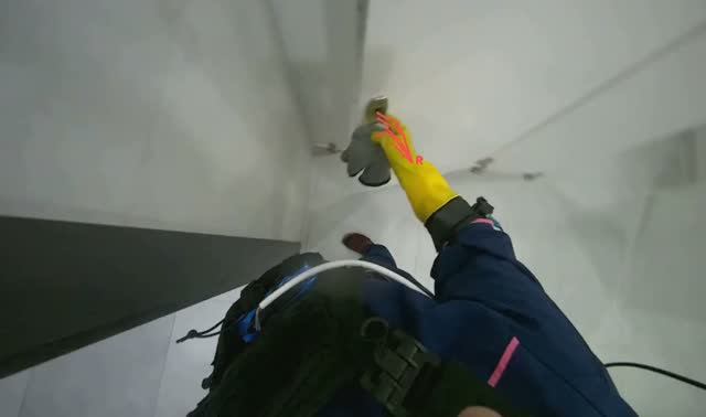 Cleaning toilet: egocentric robotics sample