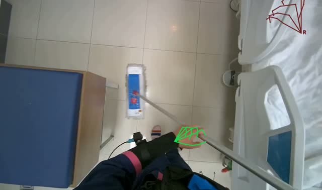 Mopping floor: egocentric robotics sample