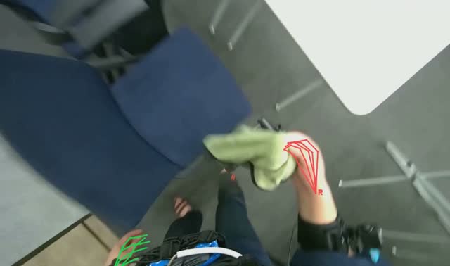 Wiping conference room chairs: egocentric robotics sample