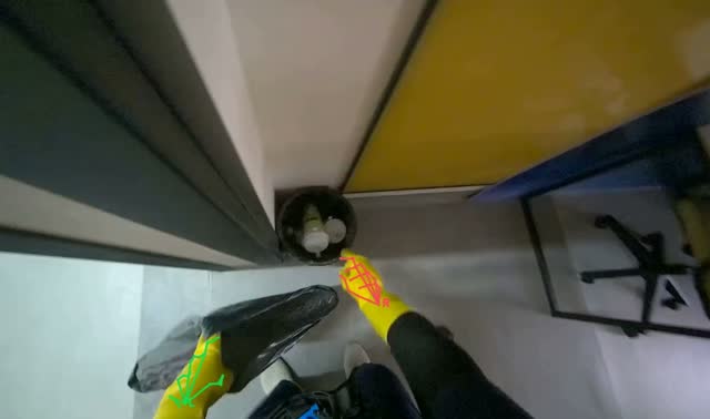 Collecting trash from the bin: egocentric robotics sample