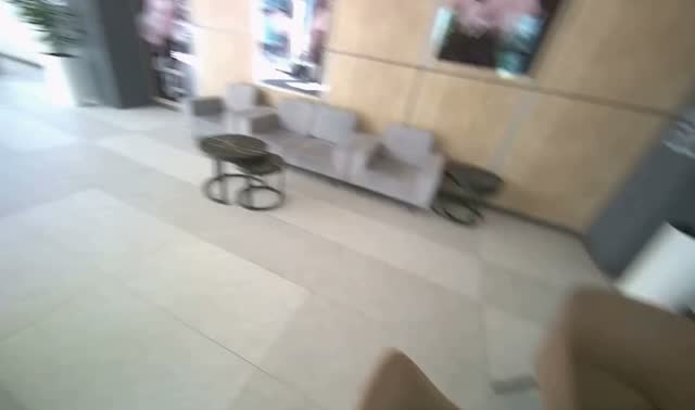 Wiping lobby tables: egocentric robotics sample