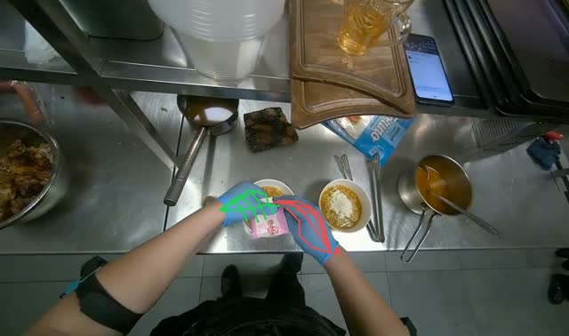 Seasoning and mixing noodle bowls: egocentric robotics sample