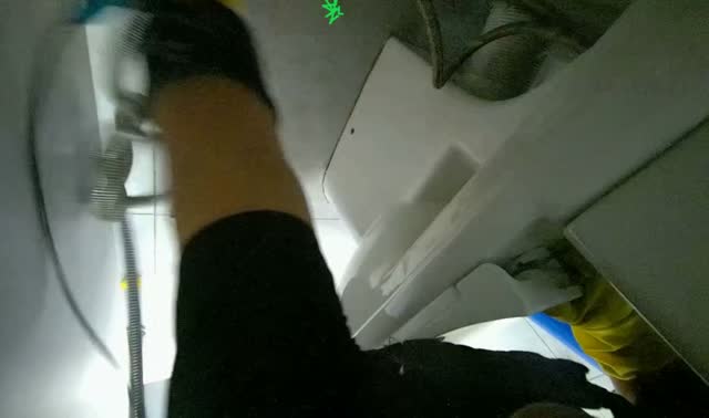 Cleaning toilet bowl exterior: egocentric robotics sample