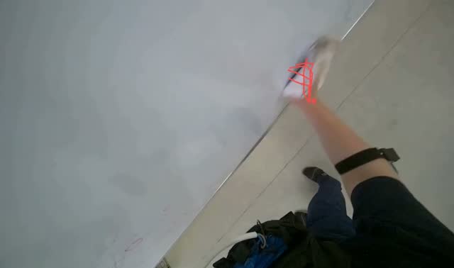 Preparing and cleaning whiteboard: egocentric robotics sample