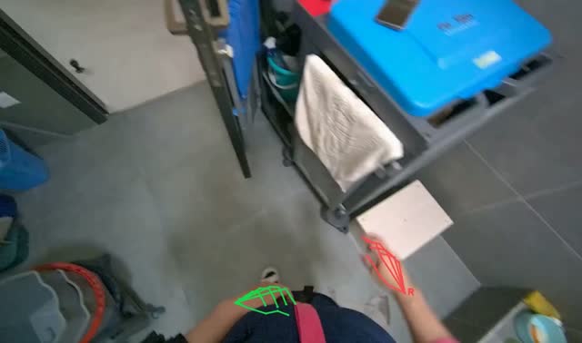 Organizing cleaning cart: egocentric robotics sample