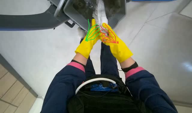 Changing mop head: egocentric robotics sample