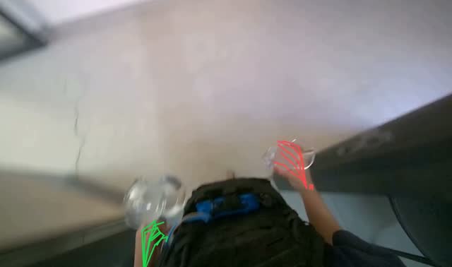 Carrying pitcher and glass to desk: egocentric robotics sample