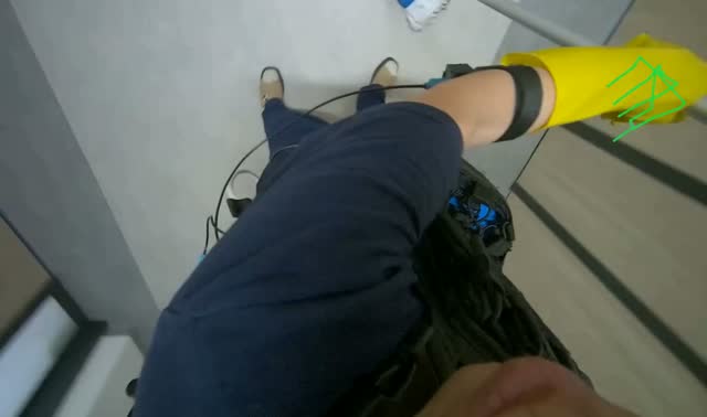 Mopping floor: egocentric robotics sample