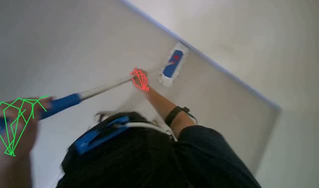 Mopping tiled floor: egocentric robotics sample