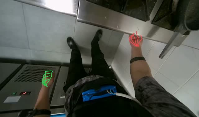 Preparing pan for cooking: egocentric robotics sample