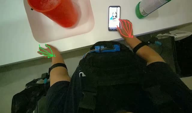 Preparing cleaning solution: egocentric robotics sample